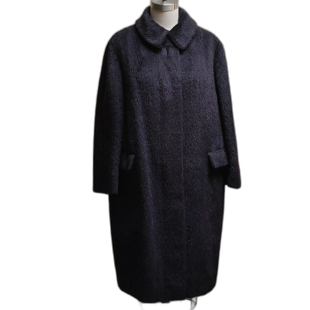 Women's Loden Cocoon Style Coat 40